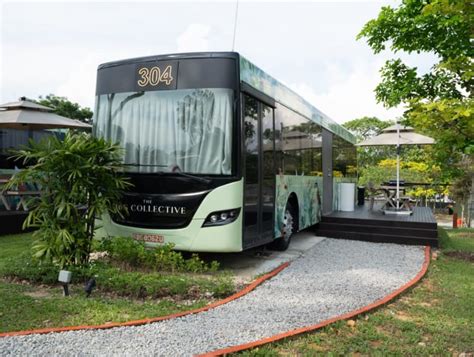 The Bus Collective at Changi Village has rooms repurposed from .